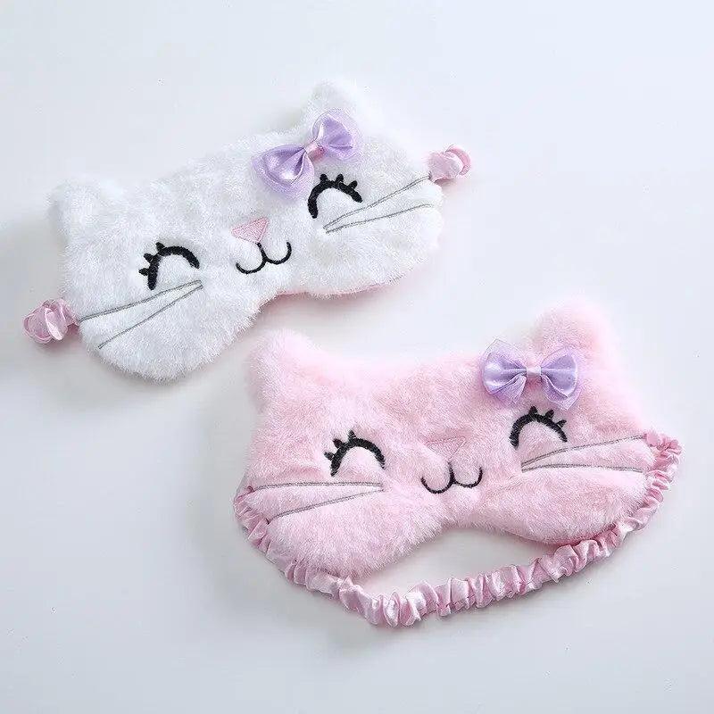 Cute Soft Cat Eye Sleep Mask