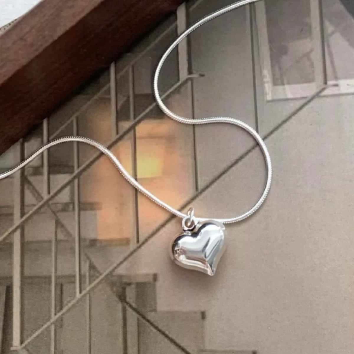 Sterling Silver Heart Necklace