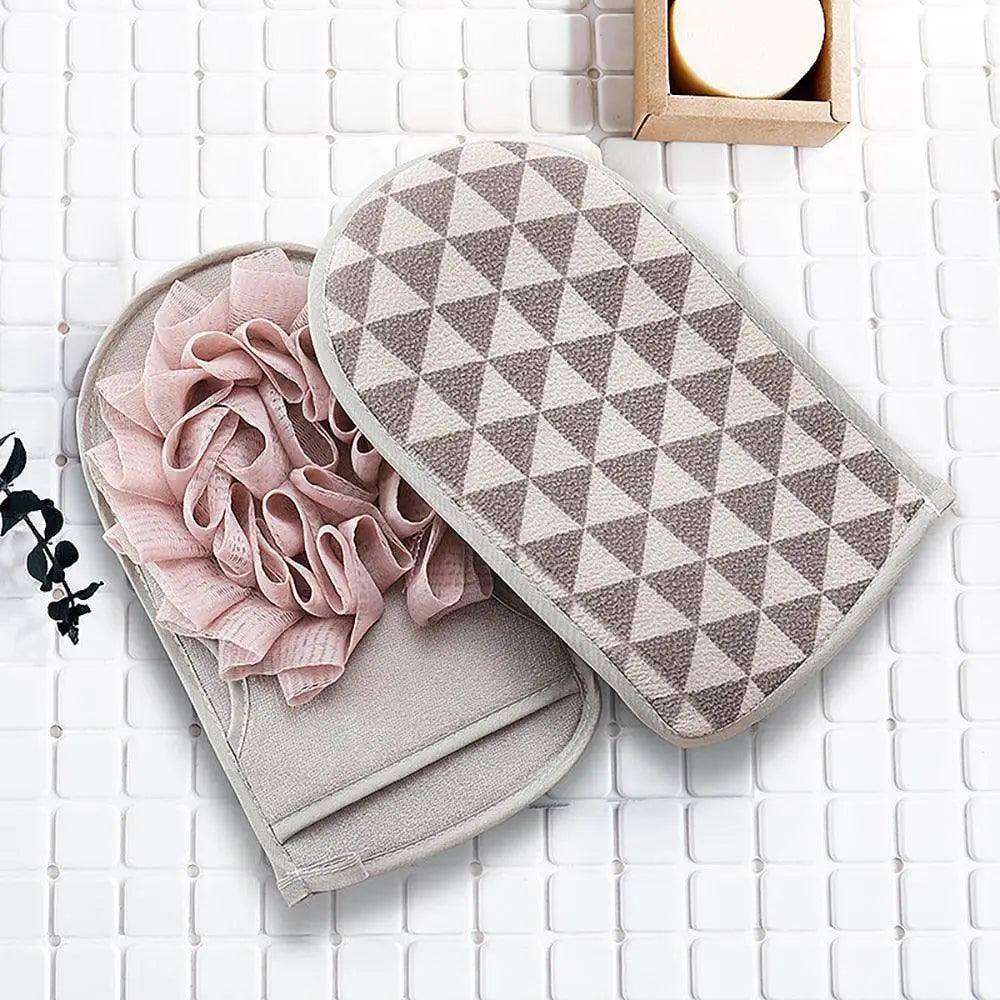 Double Sided 1PC Portable Scrub Bath Sponge