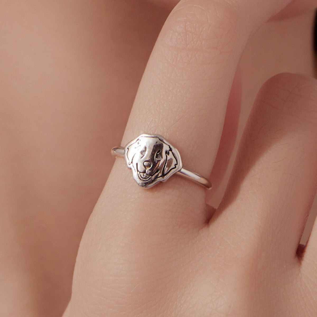 Oxidized Stylish Sterling Silver Ring
