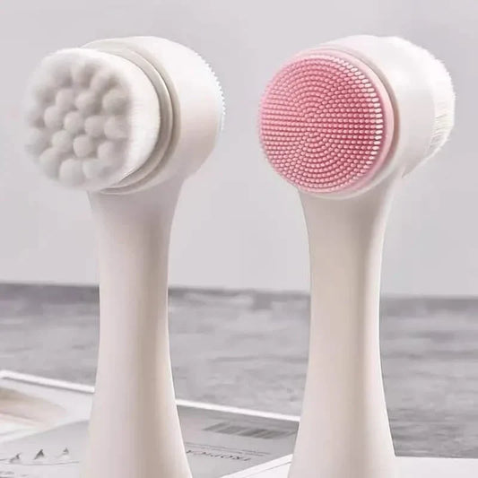 Dual-Sided Exfoliating & Deep Pore Cleansing Brush