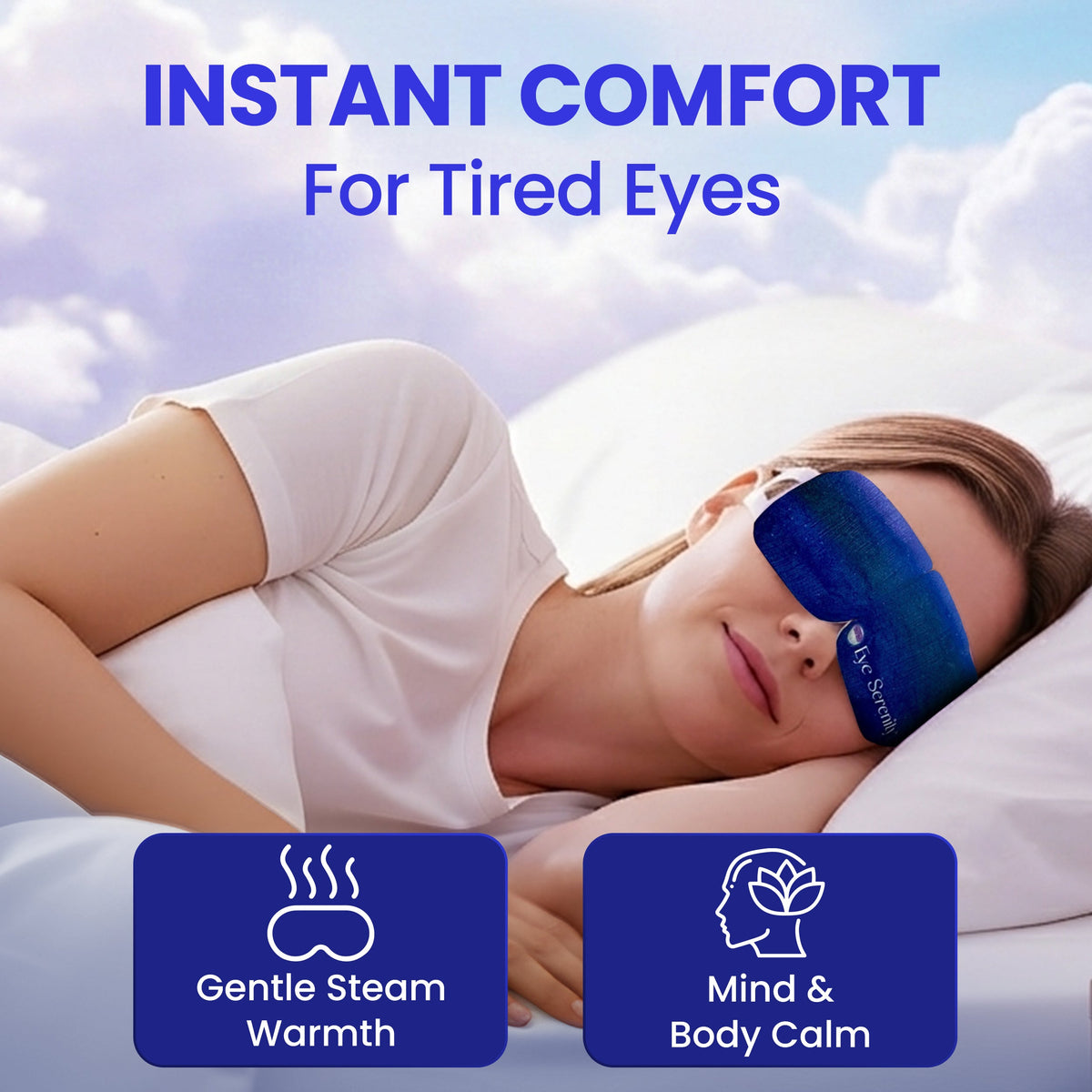 Eye Serenity Steam Eye Mask - Self-Heating Warm Eye Compress