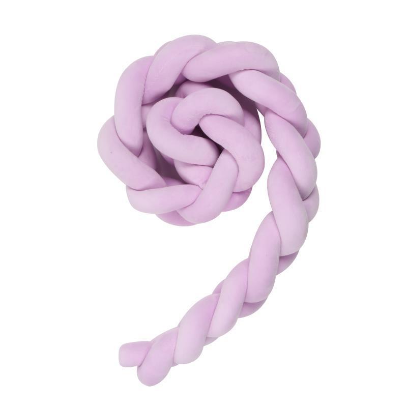 Knotted Long Pillow Three-strand Twist