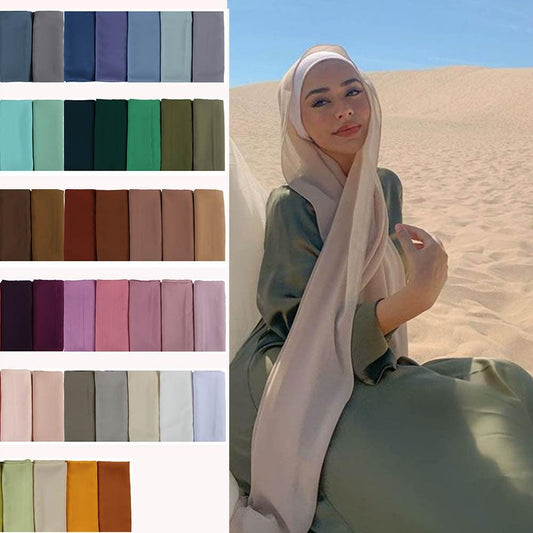 Soft & Lightweight Elegant Chiffon Scarf
