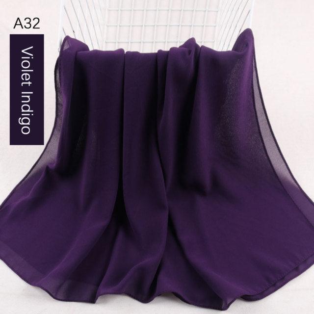 Soft & Lightweight Elegant Chiffon Scarf