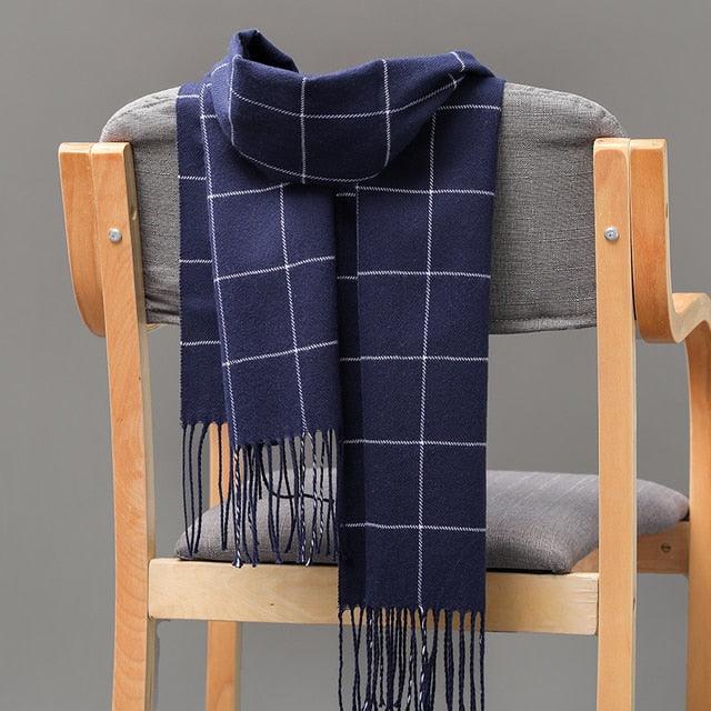 Casual Classic Soft Plaid Lightweight Scarf