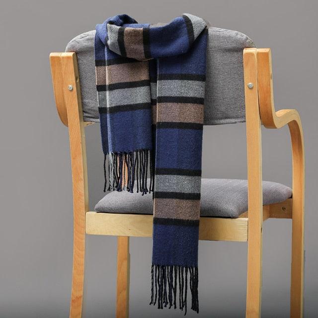 Casual Classic Soft Plaid Lightweight Scarf