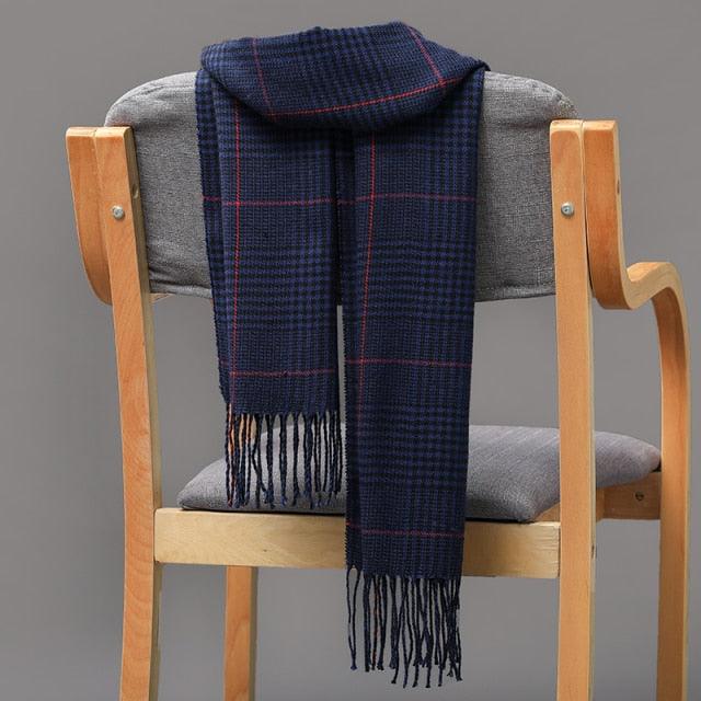Casual Classic Soft Plaid Lightweight Scarf