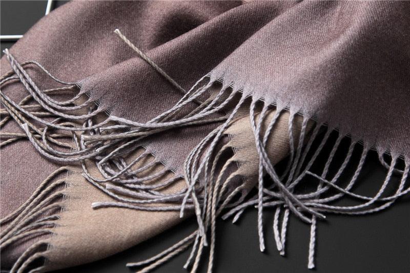 Solid Soft Cashmere Lightweight Scarf