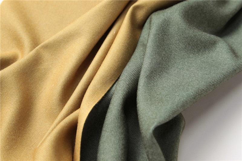 Solid Soft Cashmere Lightweight Scarf
