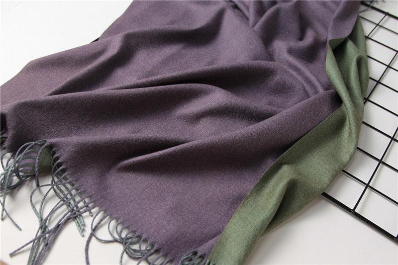Solid Soft Cashmere Lightweight Scarf