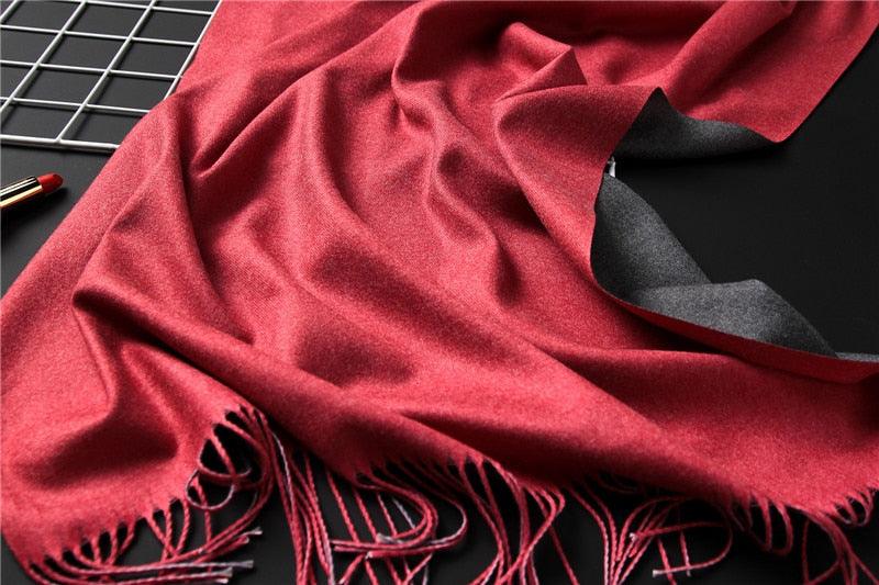 Solid Soft Cashmere Lightweight Scarf