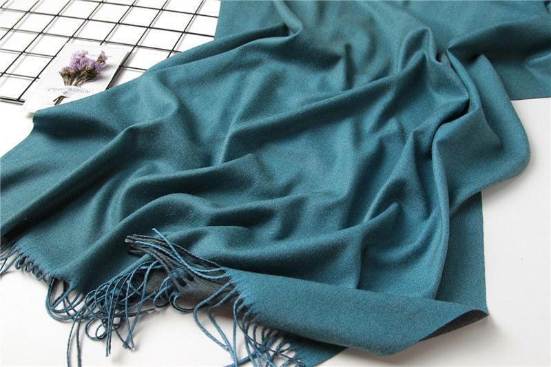 Solid Soft Cashmere Lightweight Scarf