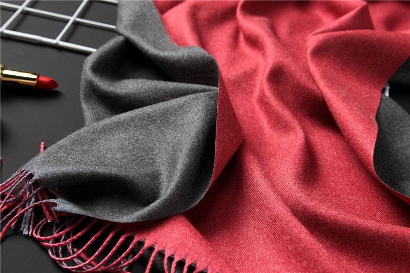 Solid Soft Cashmere Lightweight Scarf