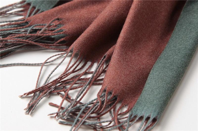 Solid Soft Cashmere Lightweight Scarf
