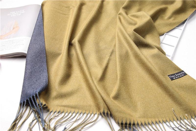 Solid Soft Cashmere Lightweight Scarf