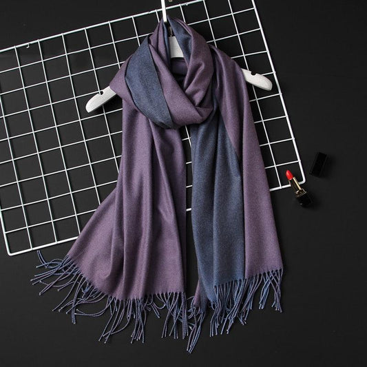 Solid Soft Cashmere Lightweight Scarf
