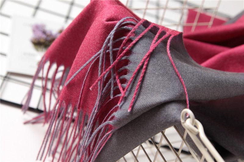 Solid Soft Cashmere Lightweight Scarf