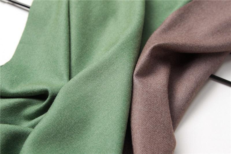 Solid Soft Cashmere Lightweight Scarf
