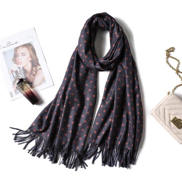Solid Soft Cashmere Lightweight Scarf