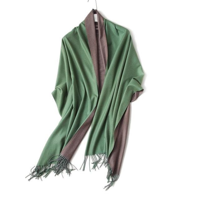Solid Soft Cashmere Lightweight Scarf