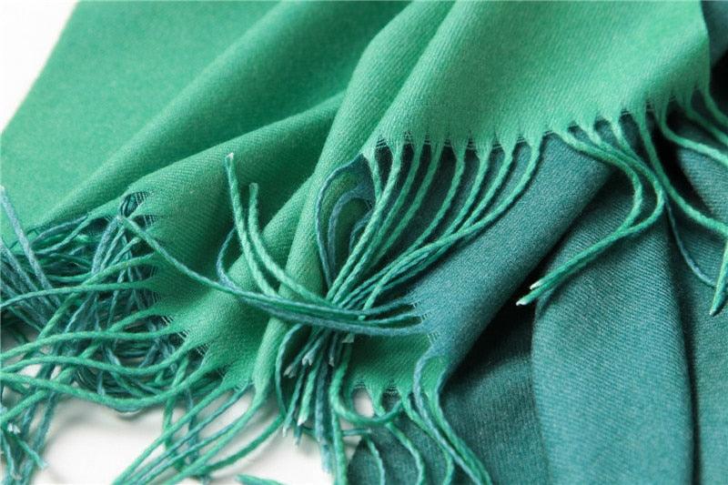 Solid Soft Cashmere Lightweight Scarf