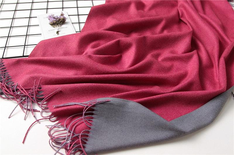 Solid Soft Cashmere Lightweight Scarf