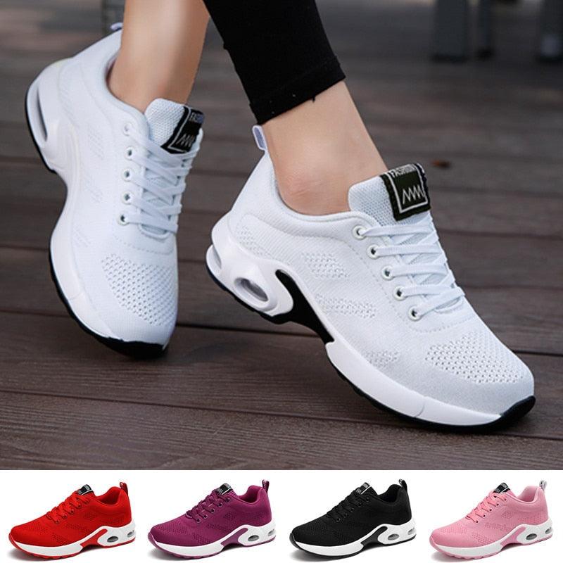 Fashion Womens Air Cushion Soft Bottom Running Shoes
