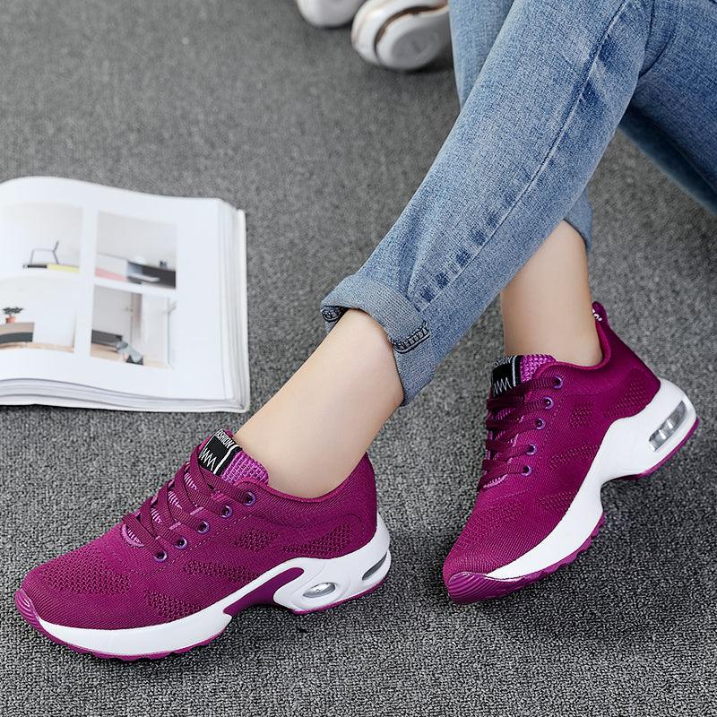 Fashion Womens Air Cushion Soft Bottom Running Shoes