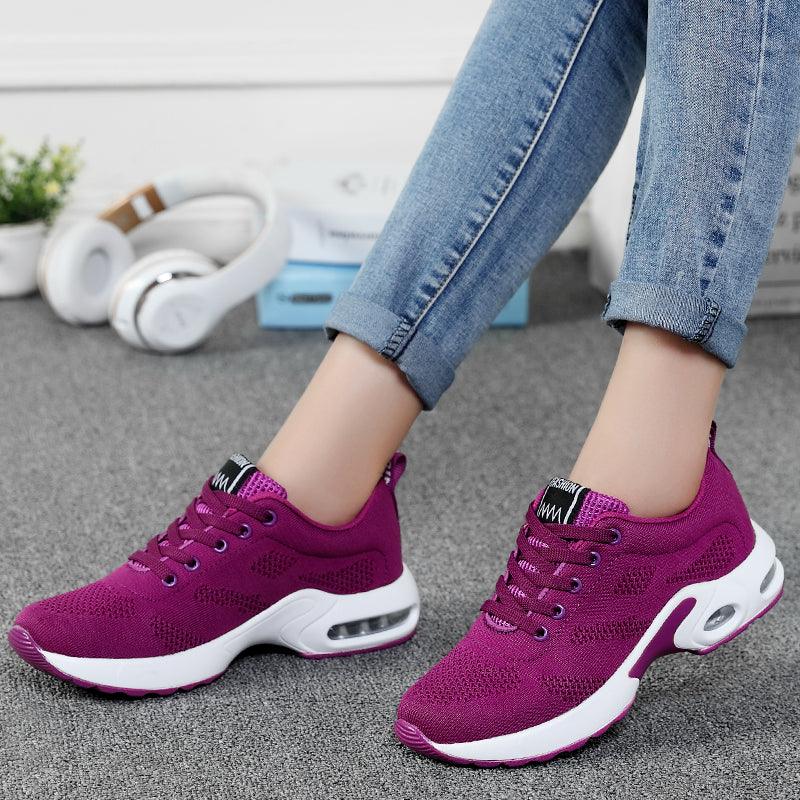Fashion Womens Air Cushion Soft Bottom Running Shoes