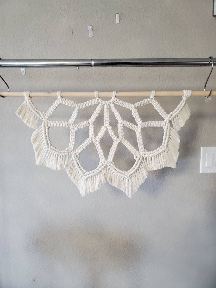 Macrame Lotus Flower Mandala Wall Hanging