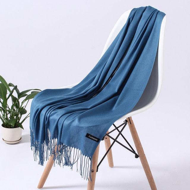 Luxury Fashion Solid Colorful Soft Scarves