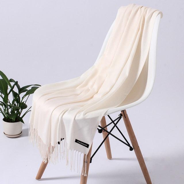 Luxury Fashion Solid Colorful Soft Scarves