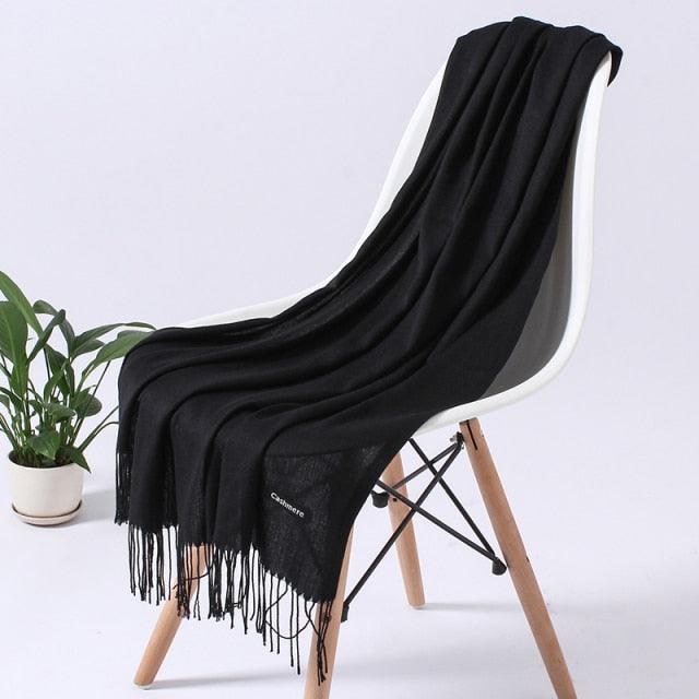 Luxury Fashion Solid Colorful Soft Scarves