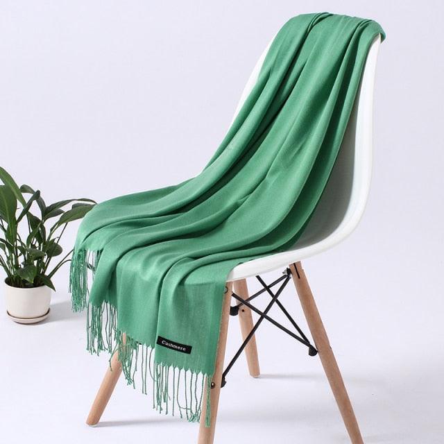 Luxury Fashion Solid Colorful Soft Scarves