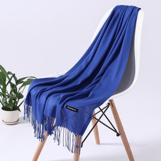 Luxury Fashion Solid Colorful Soft Scarves
