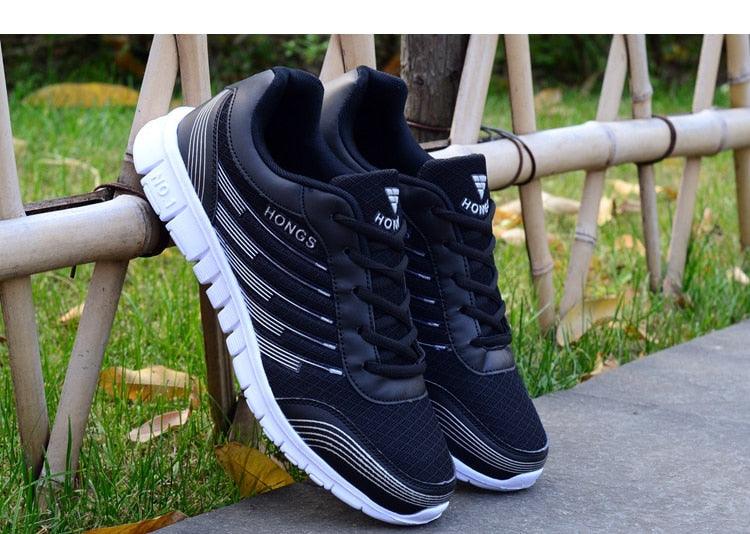 Men's Lightweight Walking Trainers Sneakers