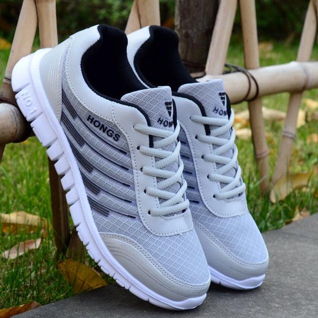 Men's Lightweight Walking Trainers Sneakers
