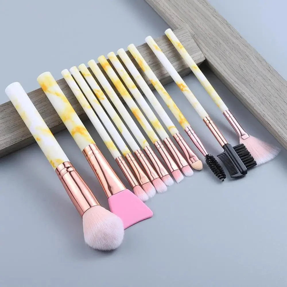 New Luxurious 12/8/5pcs Eye Lip Makeup Brushes