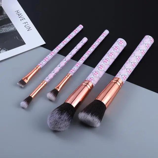 New Luxurious 12/8/5pcs Eye Lip Makeup Brushes