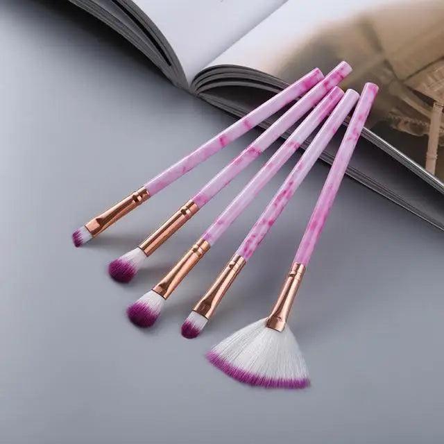 New Luxurious 12/8/5pcs Eye Lip Makeup Brushes