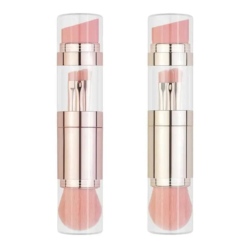 New Vintage Style 4 In 1 Makeup Brushes