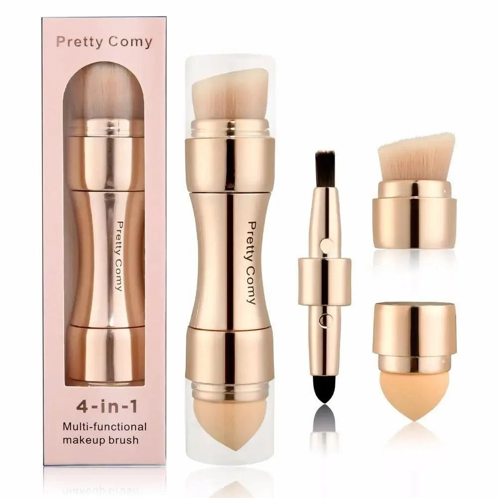 New Vintage Style 4 In 1 Makeup Brushes