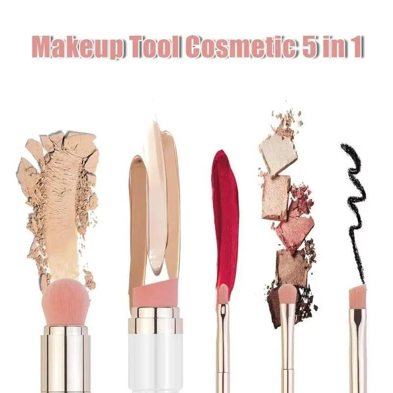 New Vintage Style 4 In 1 Makeup Brushes