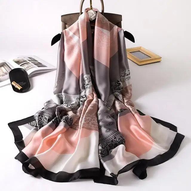 Fashion Silk Scarf Shawl