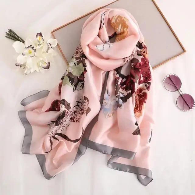 Fashion Silk Scarf Shawl