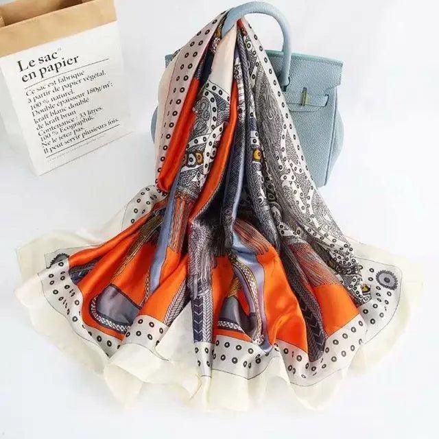 Fashion Silk Scarf Shawl