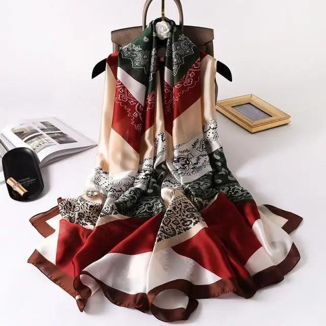 Fashion Silk Scarf Shawl