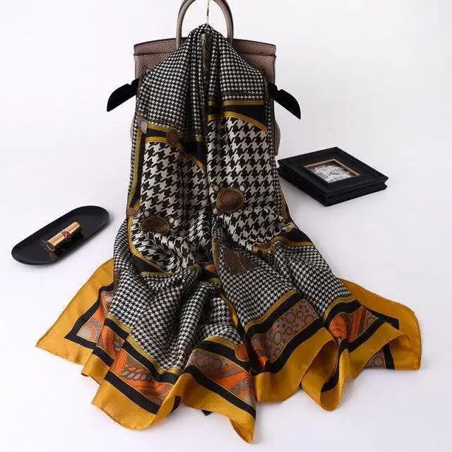 Fashion Silk Scarf Shawl