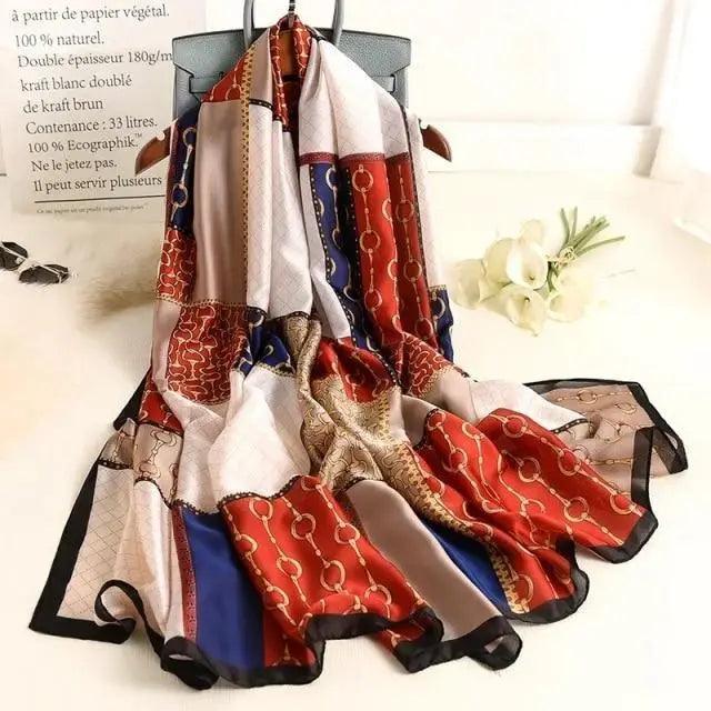 Fashion Silk Scarf Shawl